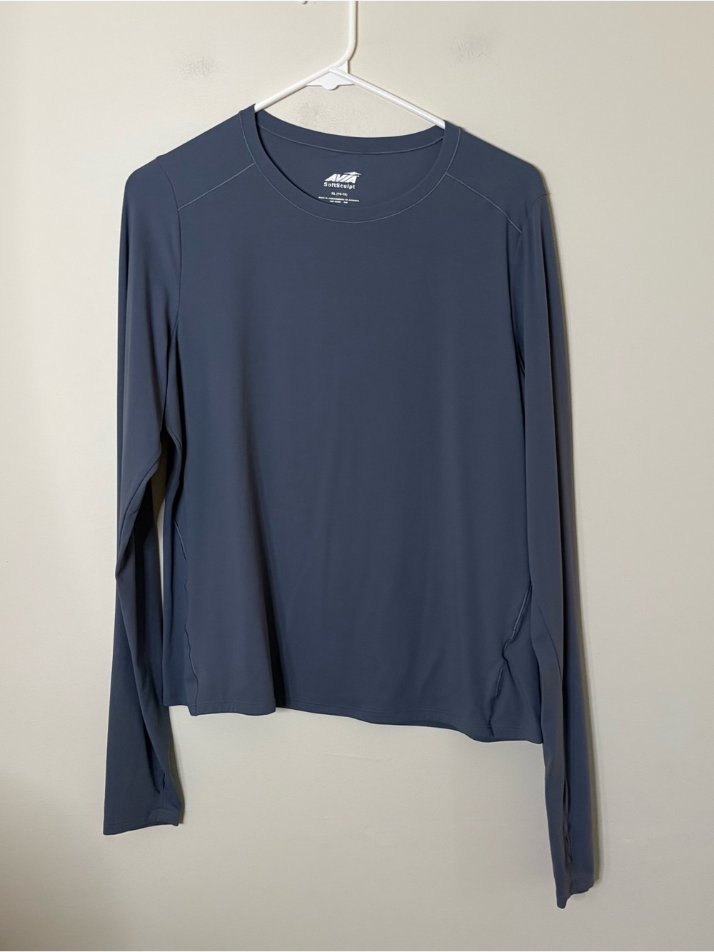 AVIA Softsculpt Women’s XL Blue Long Sleeve Top Running Leisure U7